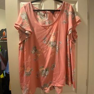 Pink Floral Torrid Top